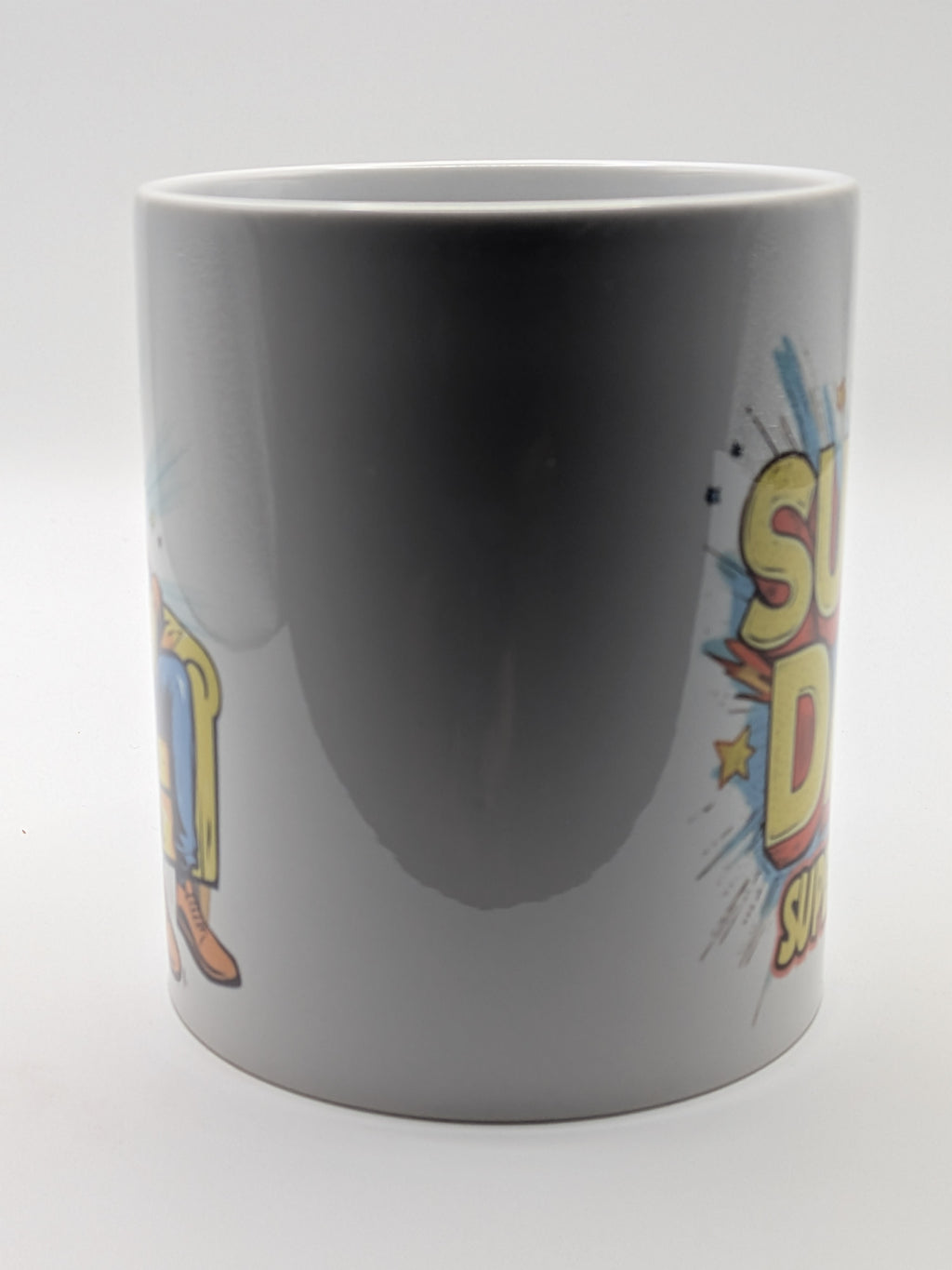 Super Dad Super Tired Mug | Funny Father’s Day Gift | Superhero Dad Design - Wessex Custom Workshop